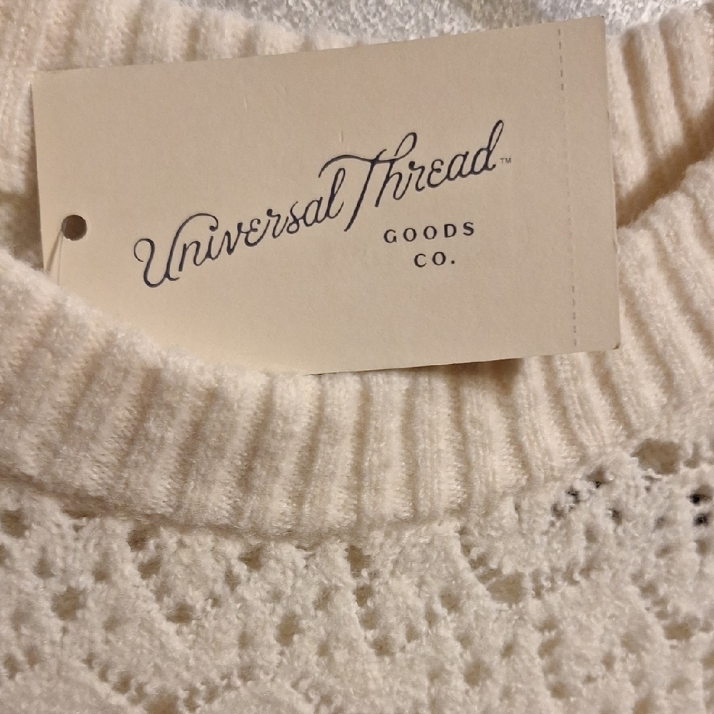 Universal Thread Cream Textured Sweater - Picture 5 of 7